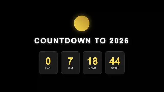 Landing Page Countdown Tahun Baru
